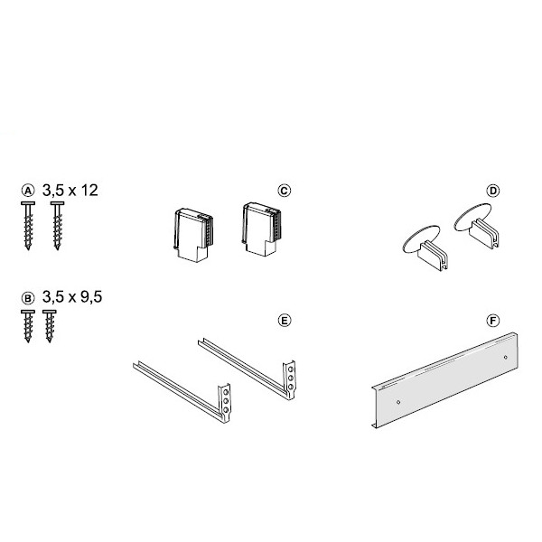 AEG Electrolux 60cm食器洗い機用巾木キット SBT-MD2